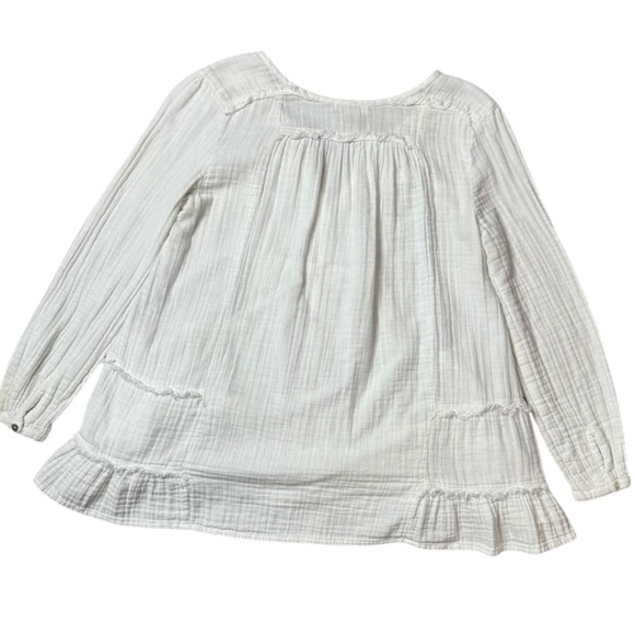 Sundance Cotton Gauze Boho Peasant Top size PM - Picture 3 of 7